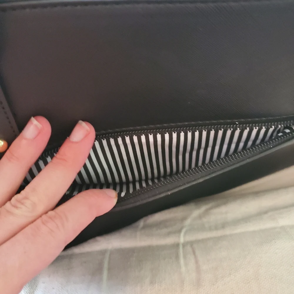 Women's Ecosusi black labtop tote bag - Picture 6 of 10